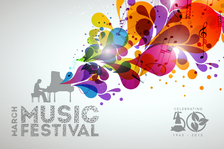 Music Festival postcard front